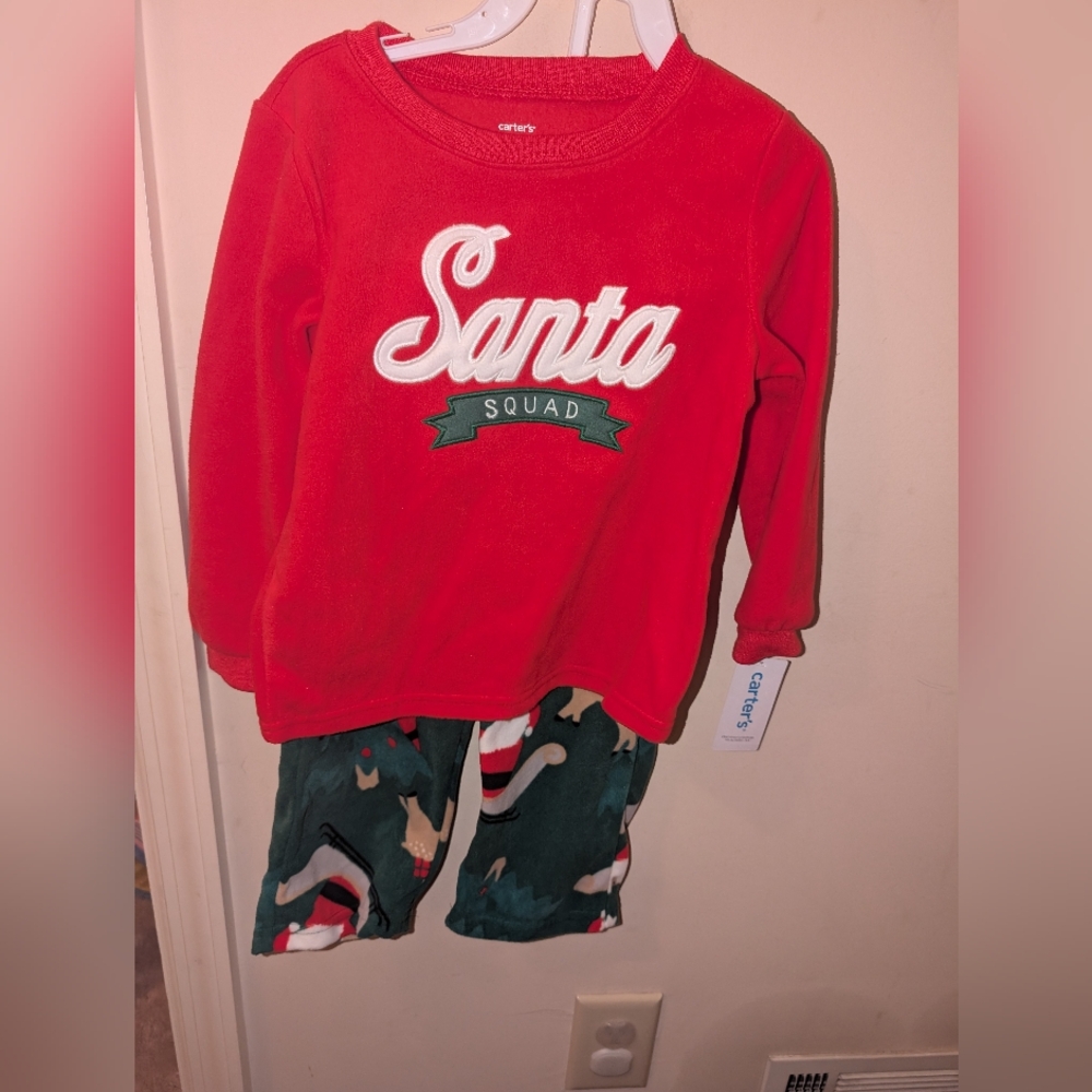 Carter's Santa Squad Pajama Set